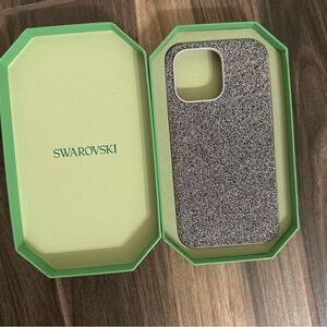 Swarovski Grey Glitter iPhone 14 Pro Max Case w/ original box